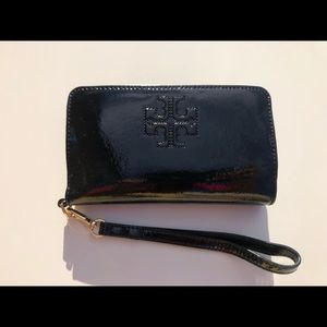Tory burch Charles Patent Leather Wallet